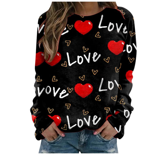 Heart Long Sleeve Sweatshirt