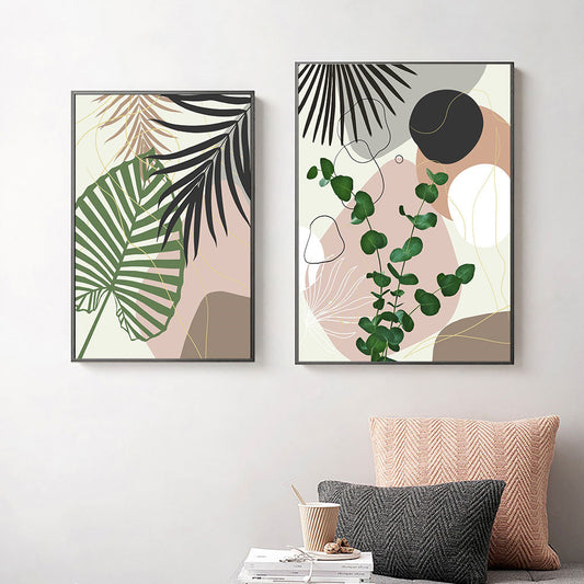 Scenic Tropical Leaf Canvas Wall Decor