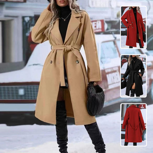 Classic Belted Long Coat